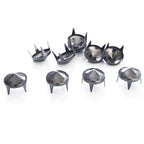 Spike High Cone Stud Rivet with 4 Prongs - (Pack of 50)