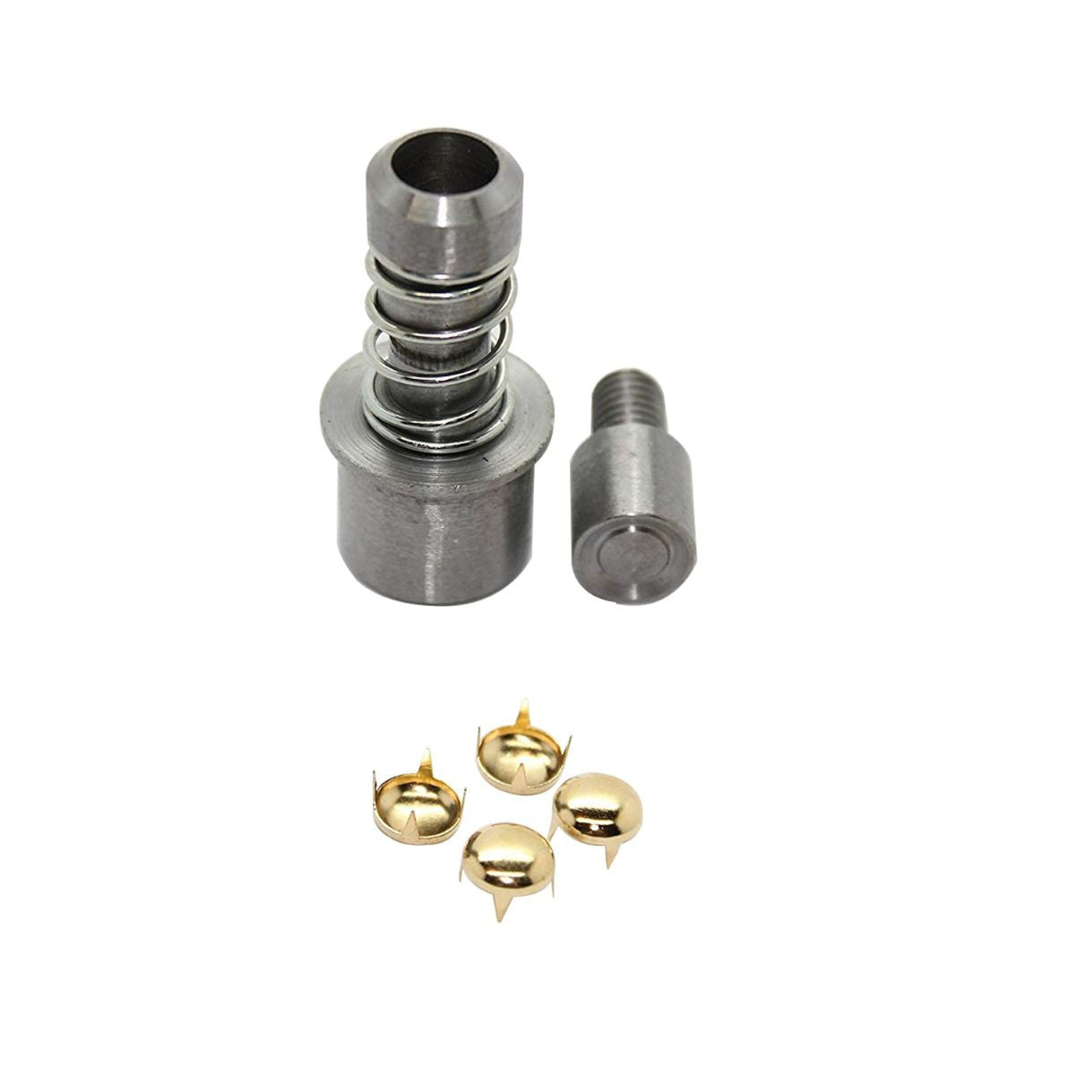 The Green Machine Hand Press® with Dome Studs Rivet Setting Die Set