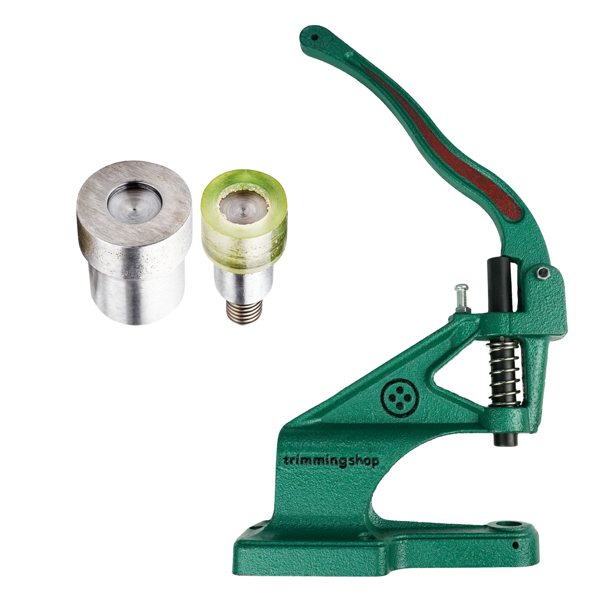 The Green Machine Hand Press® with Double Cap Tubular Rivet Die Set ...