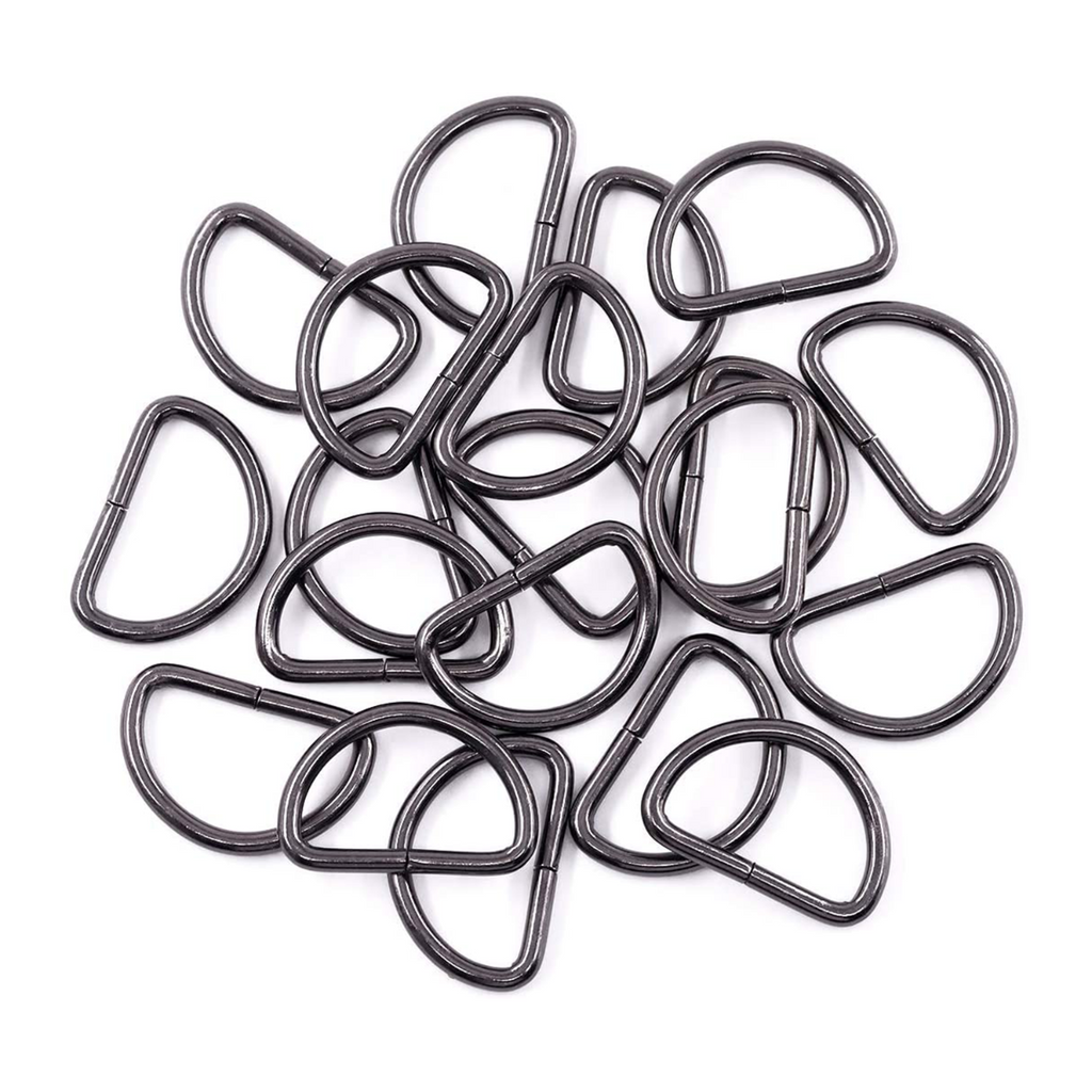 Non-Welded Metal D-Rings (Pack of 10)