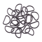 Non-Welded Metal D-Rings (Pack of 10)
