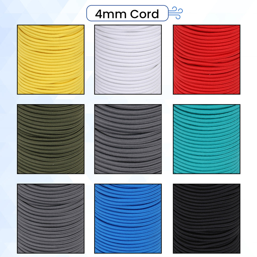 4mm Round Bungee Cord Bundles (200m Total)
