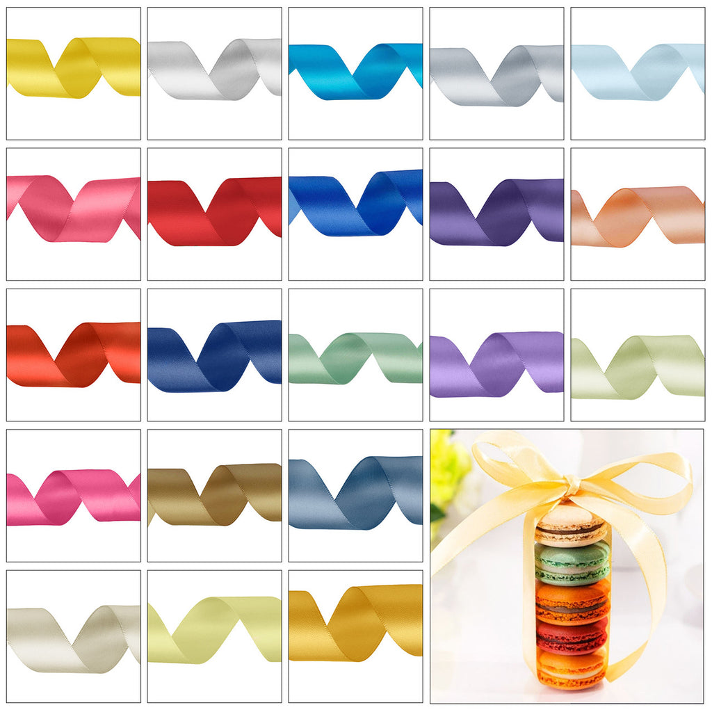 25m Double Sided Satin Ribbon Roll