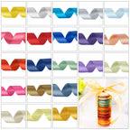 25m Double Sided Satin Ribbon Roll