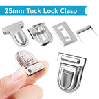 25mm Round Tuck Lock Clasp