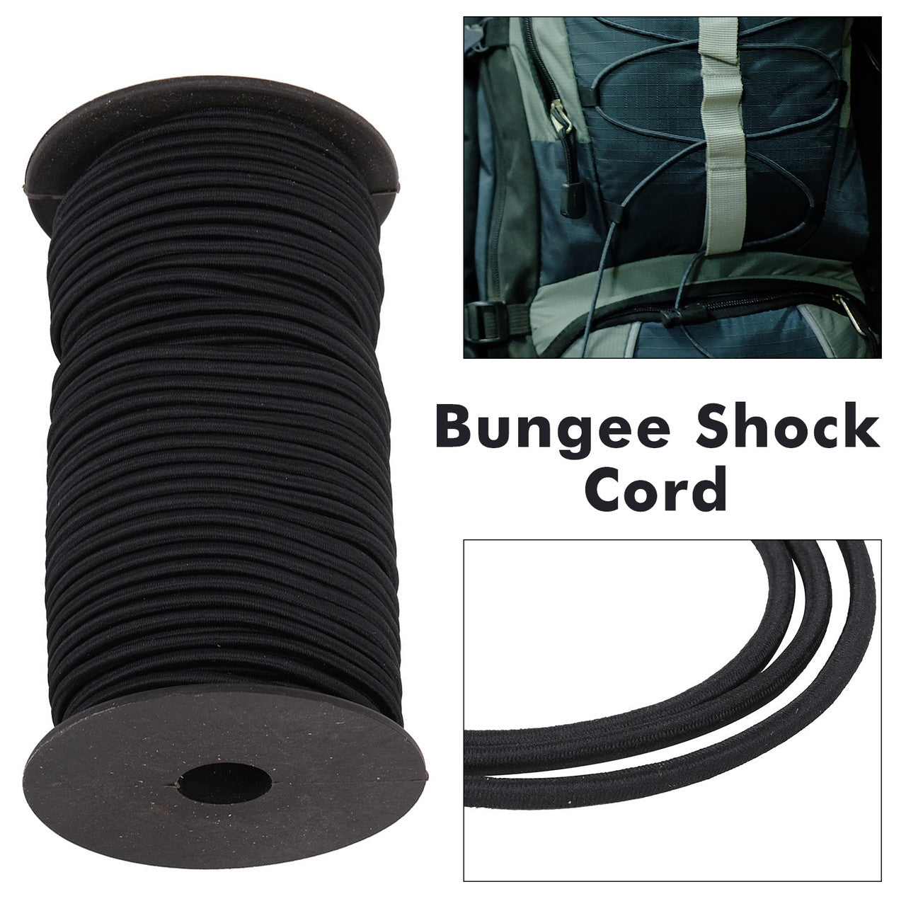 4mm Round Bungee Cord Bundles (200m Total)