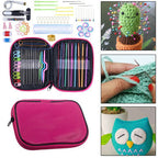 Crochet Hooks (Pack of 100) Set with Leather Case