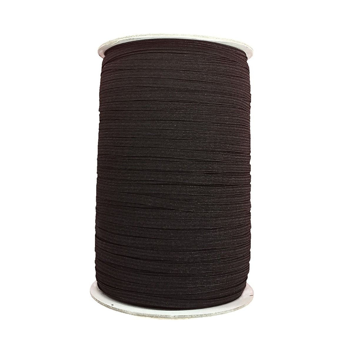5mm Flat Elastic Cord Black and White