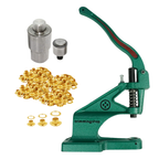 The Green Machine Hand Press® with Eyelet Fixing Die Set & 900 Eyelets