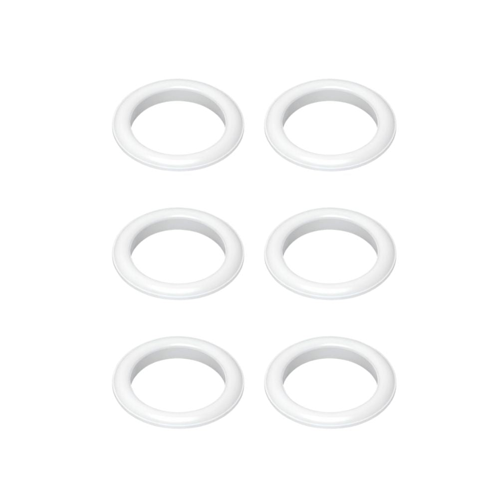 40mm Plastic Curtain Eyelets - Pack of 8