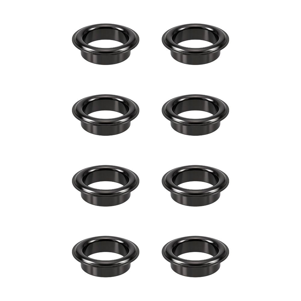 5mm Double Sided Eyelets, Black - (Pack of 100)