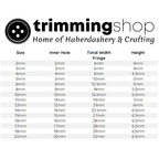 Brass Eyelets with Chrome Plating - (Pack of 100)