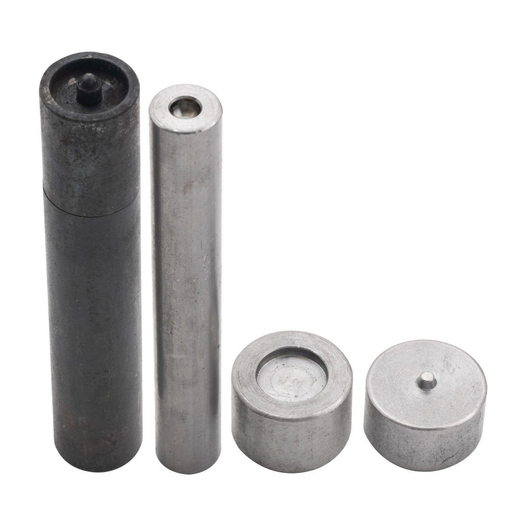 4-Part Flat Cap S Spring Press Studs Fixing Hand Tool Set