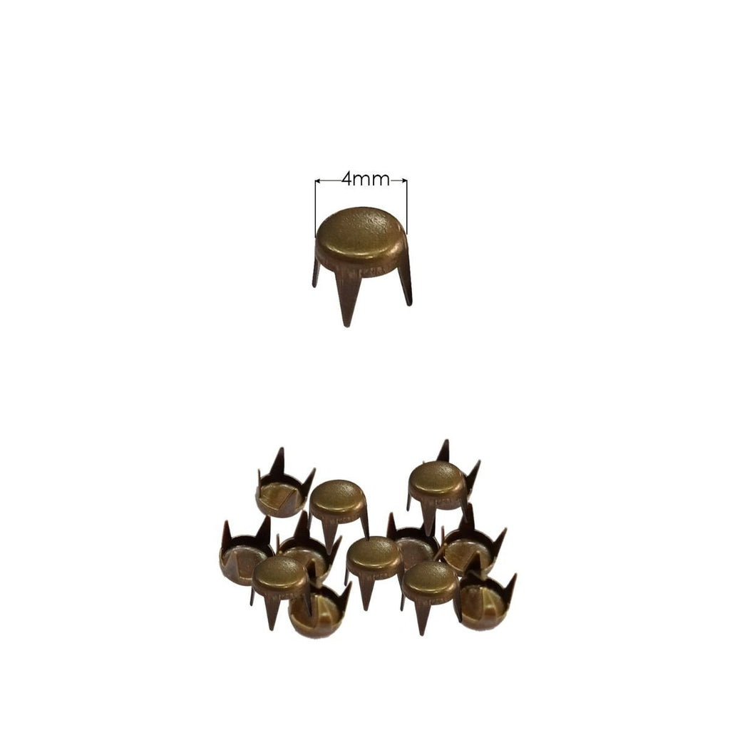 Round Flat Head Punk Studs - (Pack of 100)