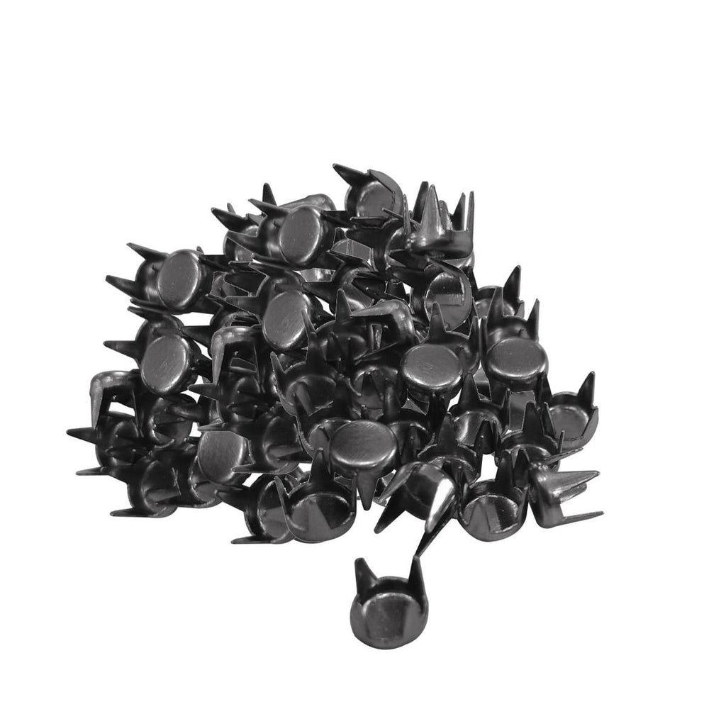 Round Flat Head Punk Studs - (Pack of 100)