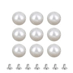 Round Pearl Rivet Studs with Base Pin (Pack of 100)