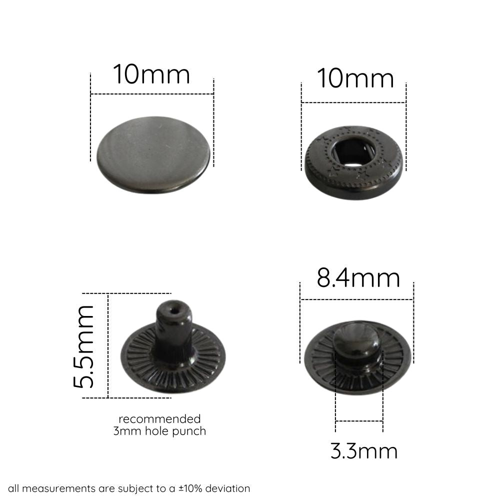 S Spring Press Studs