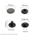 S Spring Press Studs