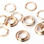 Brass Eyelets with Chrome Plating - (Pack of 100)