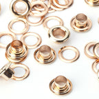 Brass Eyelets with Chrome Plating - (Pack of 100)