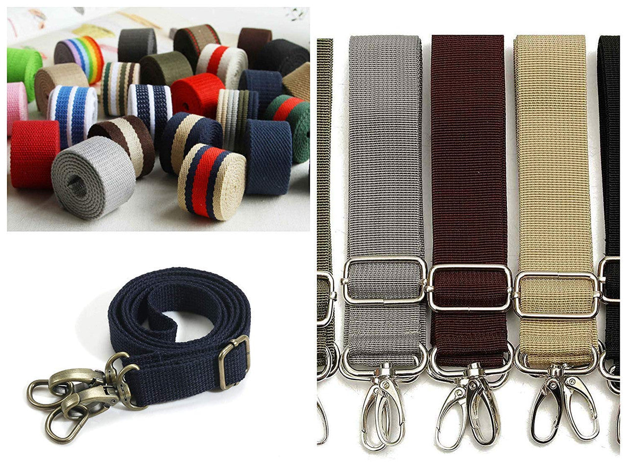 Non-Welded Metal Triglide Slider Buckles (Pack of 2)