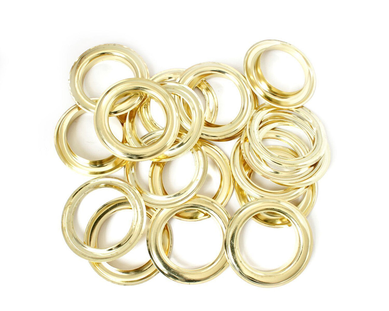 Large Brass Eyelets - (Pack of 10)