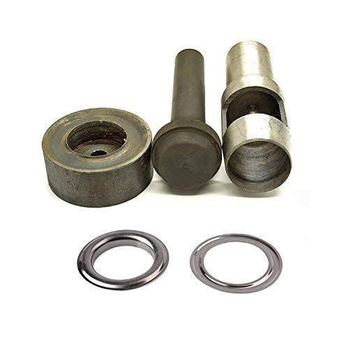 Brass Eyelets with Iron Hole Punch Hand Tool (Pack of 10)
