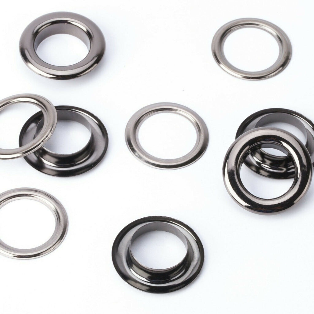 Brass Eyelets with Chrome Plating - (Pack of 100)