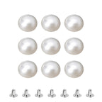 Half Round Pearl Rivet Studs with Base Pin (Pack of 100)
