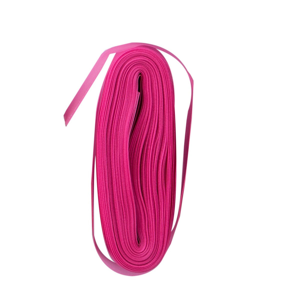 20m Organza Woven Edge Ribbon - Hot Pink