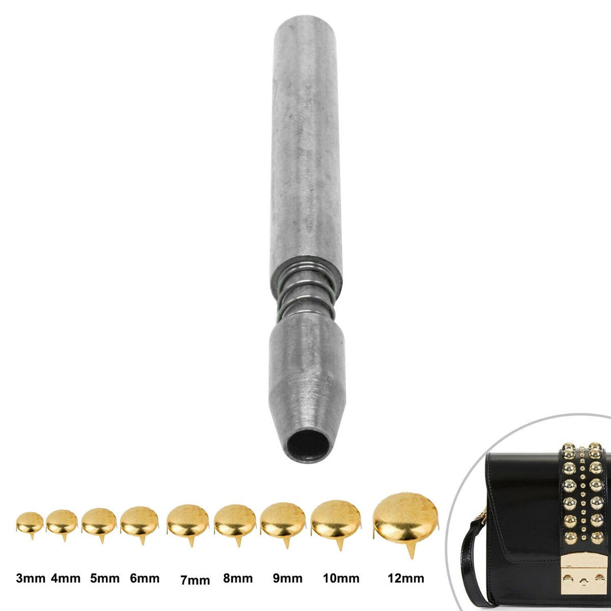 Nail Head Dome Stud Hand Tool