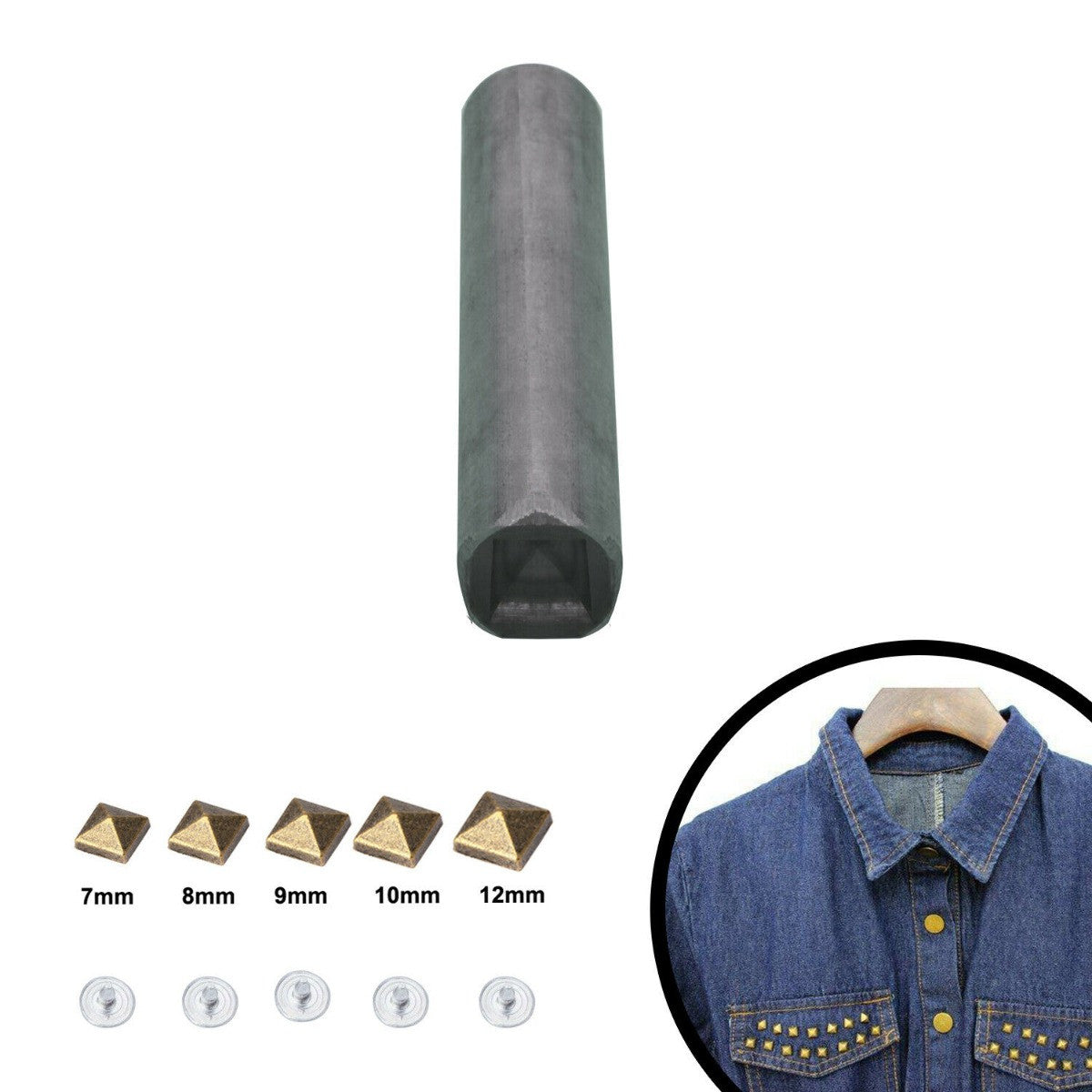 High and Low Pyramid Shape Stud Fixing Hand Tool