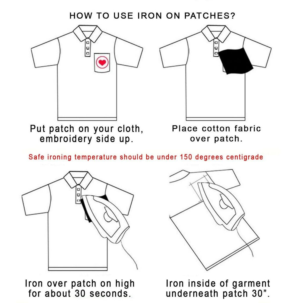 35mm Iron On Star Rhinestone Patches