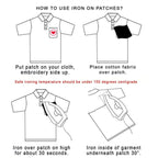 35mm Iron On Star Rhinestone Patches