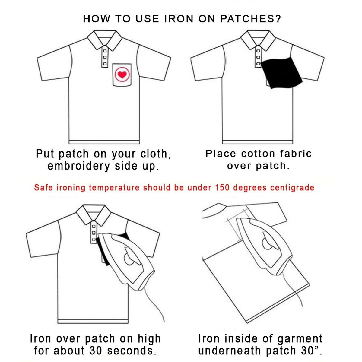 35mm Iron On Star Rhinestone Patches