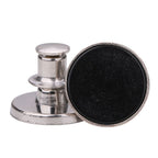 17mm No-Sew Jean Button Replacements, Plain Black
