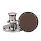 17mm No-Sew Jean Button - Chocolate Brown