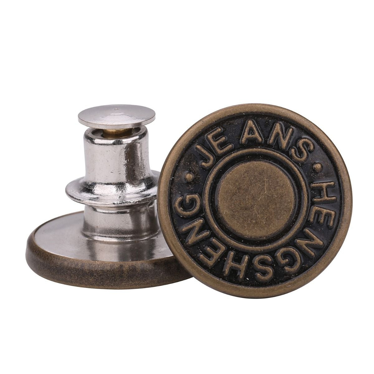 No-Sew Jean Button Replacements - Bronze - 17mm
