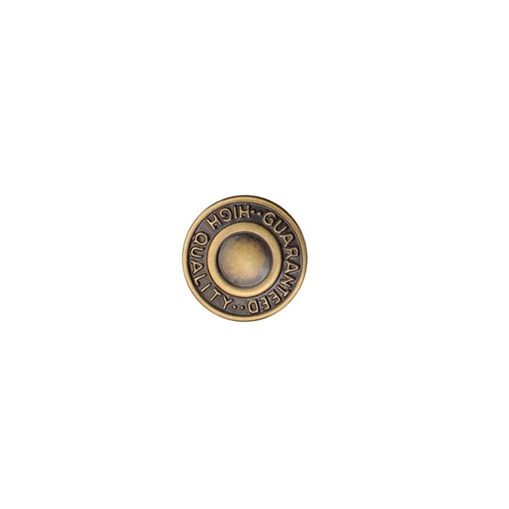 17mm Light Bronze Jeans Buttons with Pins
