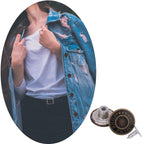 Brass Jeans Buttons With Pins - (Pack of 10)
