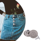 Brass Jeans Buttons With Pins - (Pack of 10)