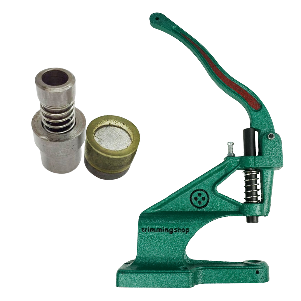 The Green Machine Hand Press® with Jean Button Setting Die Set