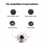 Genuine Plastic KAM Snap Poppers (50 Sets)