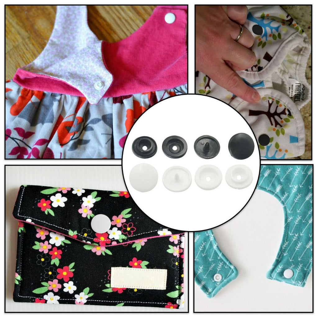 Genuine Plastic KAM Snap Poppers (50 Sets)