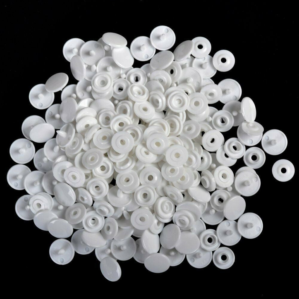 Genuine Plastic KAM Snap Poppers (50 Sets)