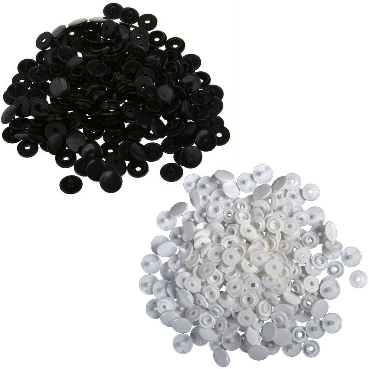 Genuine Plastic KAM Snap Poppers (50 Sets)