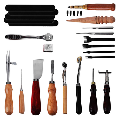 Leather Craft Hand Punch Tool Set (27pcs)