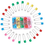 Multicoloured Safety Pins (Pack of 100)