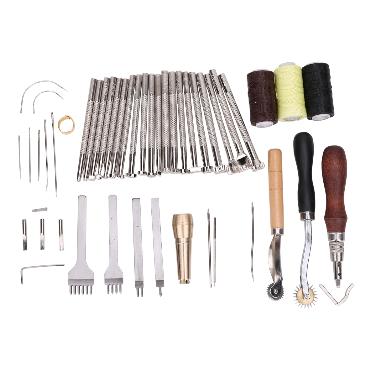 Leather Craft Hand Punch Tool Set (Pack of 48)