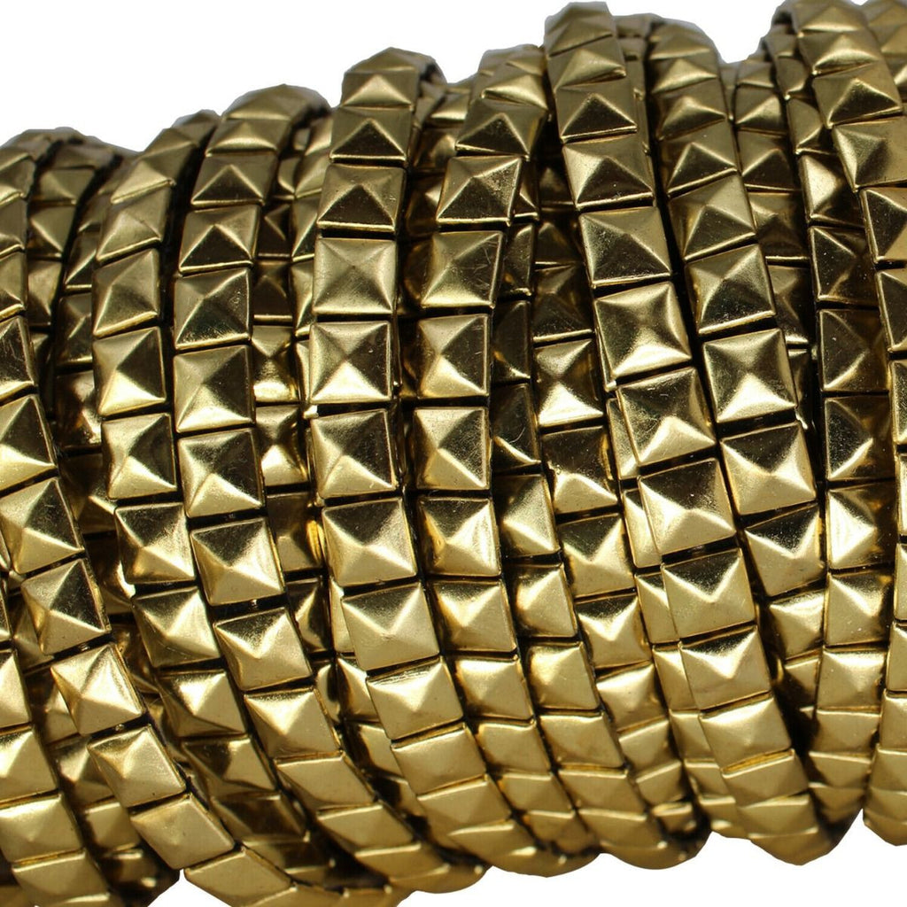 8mm Iron-On Metal Pyramid Stud Trim